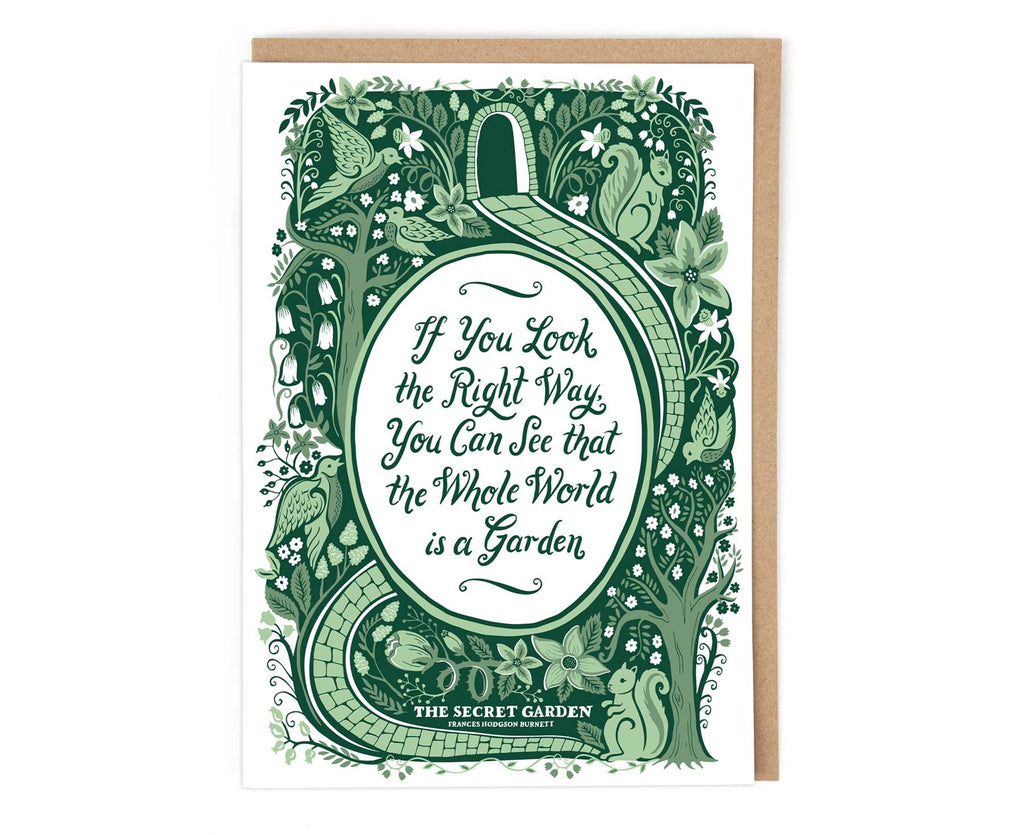 Secret Garden illustrated card