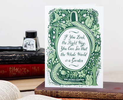 Secret Garden illustrated card