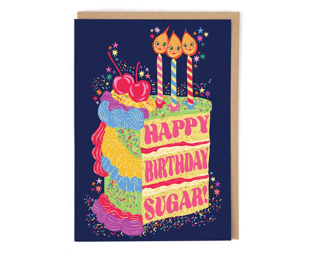 Happy Birthday Sugar Birthday Card