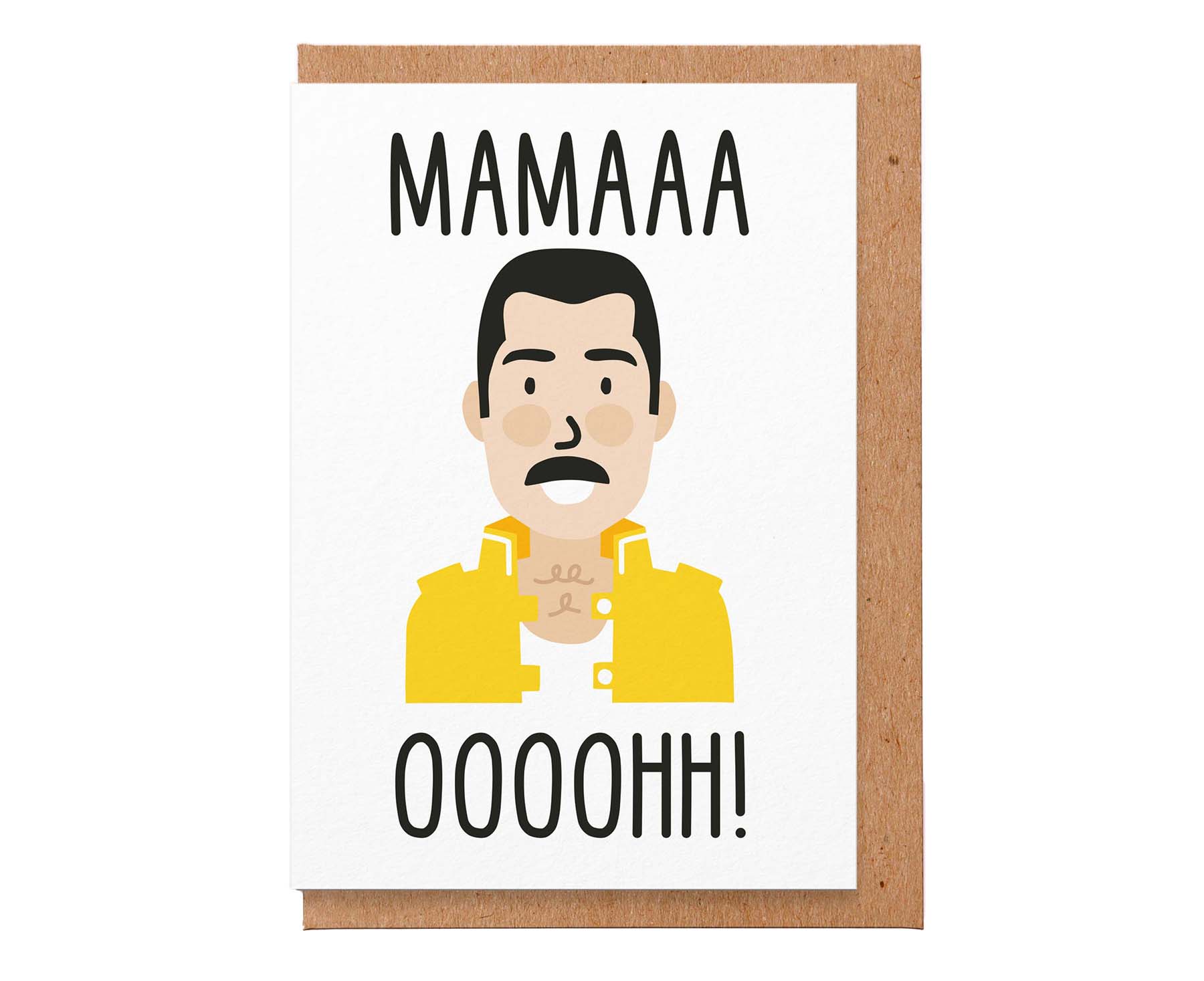 MAMA OOOH Freddie Mercury Mothers Day Card – The Letter Arty