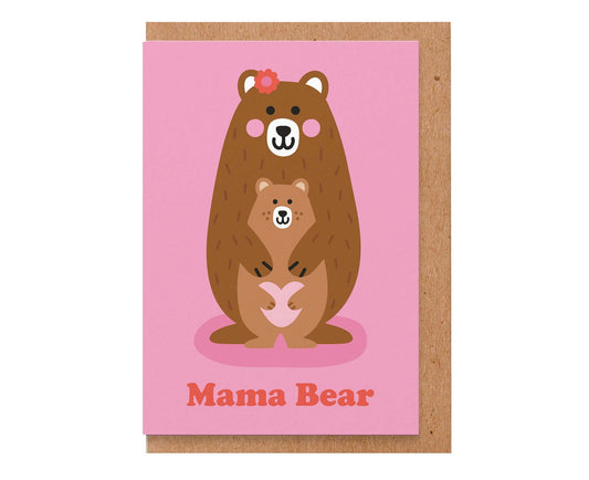 Mama Bear Mothers Day Card