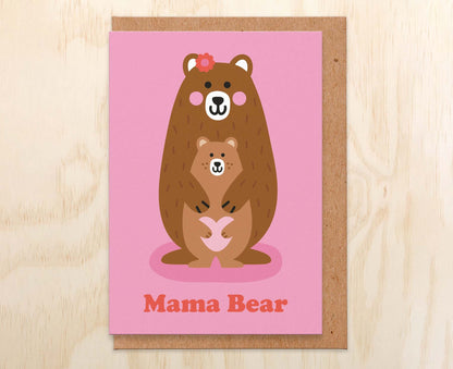 Mama Bear Mothers Day Card