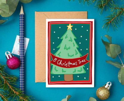 O Christmas Tree Mini Christmas Card