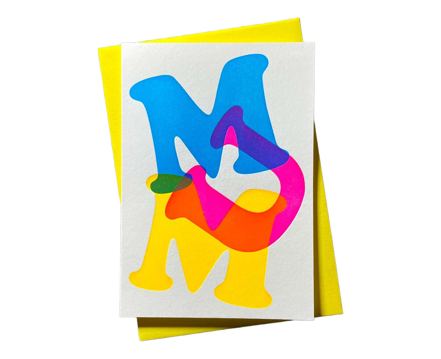 Mum Typography Letterpress Mother's Day Card