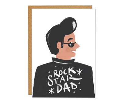 Rock Star Dad Father's Card