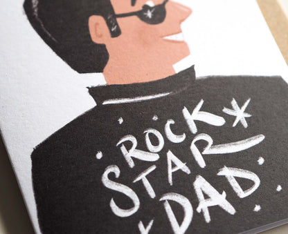 Rock Star Dad Father's Card