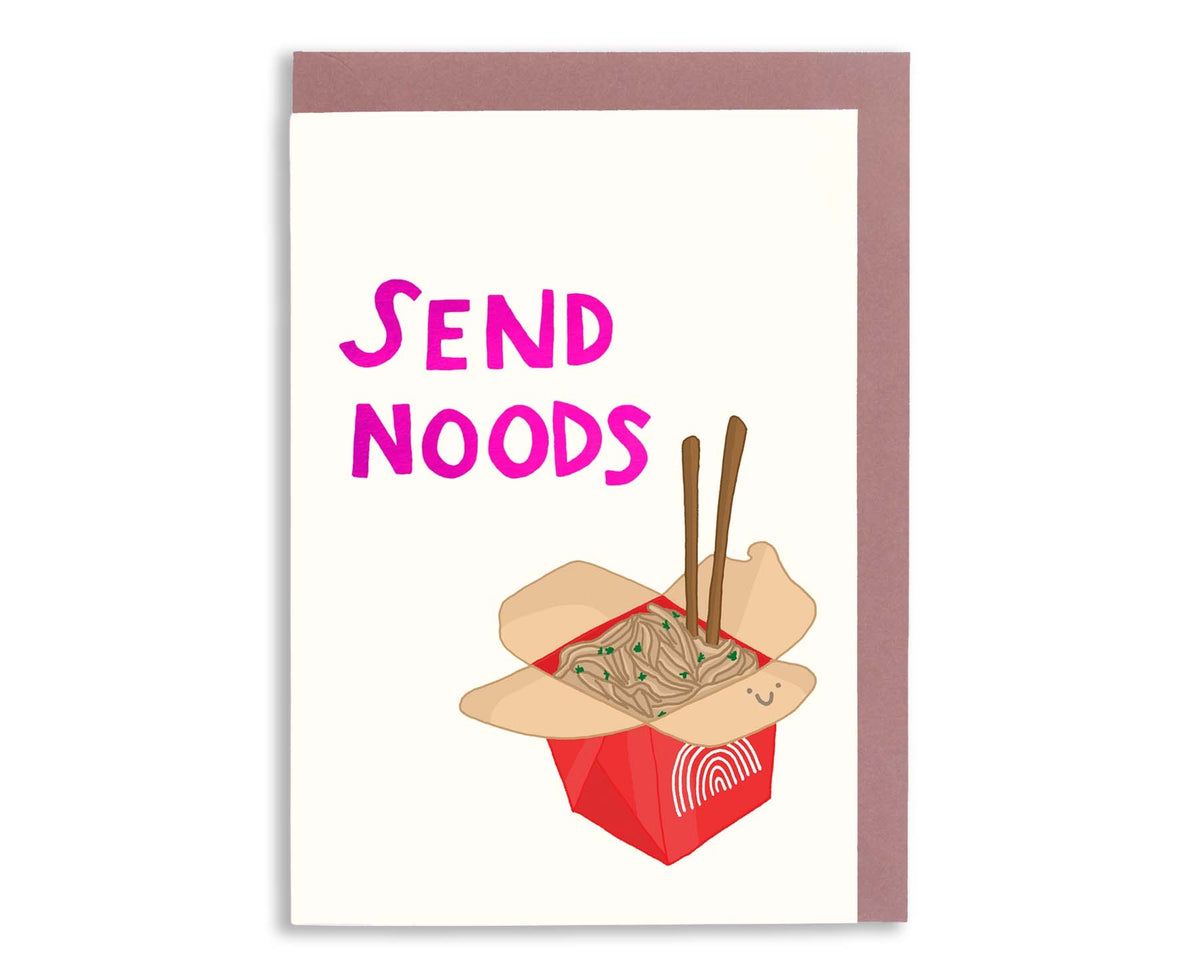Send Noods Noodles Foiled Greeting Card