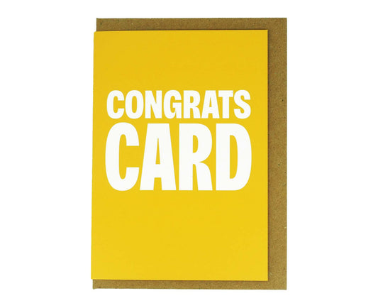 Obvious Congrats Card