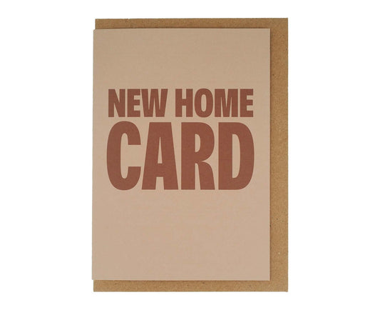 Obvious New Home Card