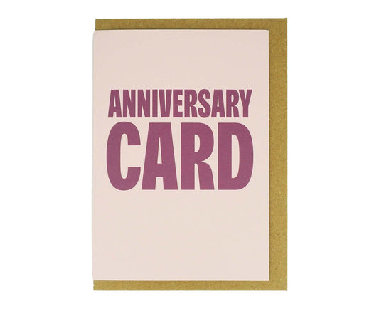 Obvious Anniversary Card