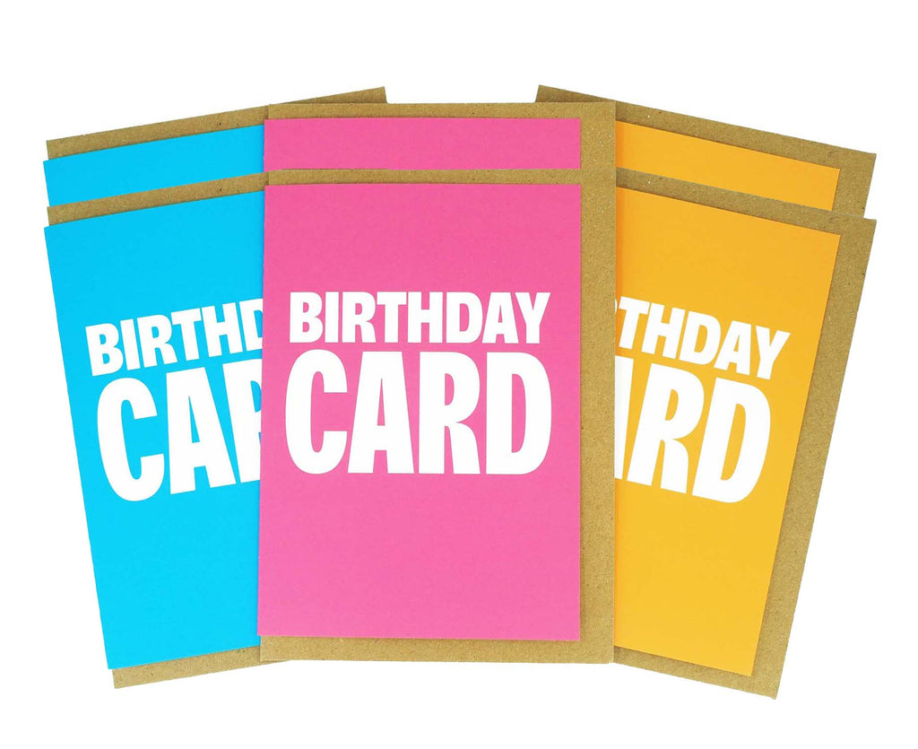 6 Pack Obvious Birthday Cards