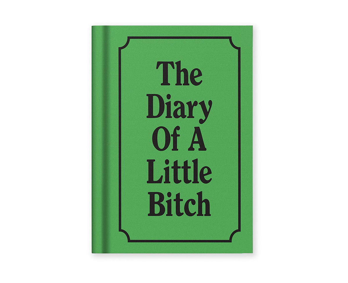 The Diary of a Little Bitch A7 Fabric Hardback Notebook