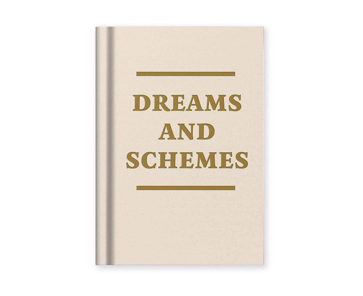 Dreams and Schemes A7 Fabric Hardback Notebook