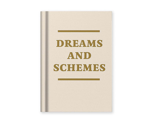 Dreams and Schemes A7 Fabric Hardback Notebook