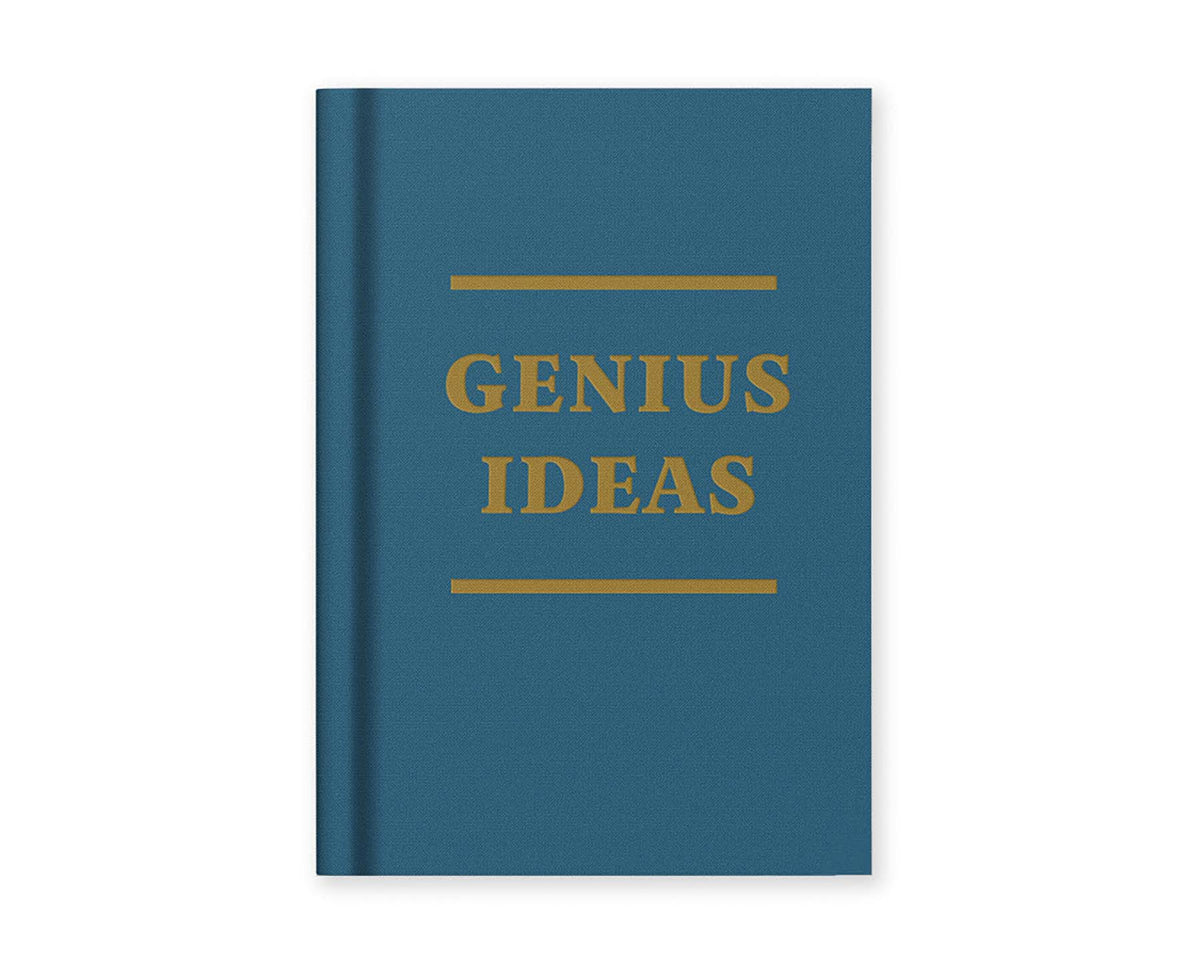Genius Ideas A7 Fabric Hardback Notebook