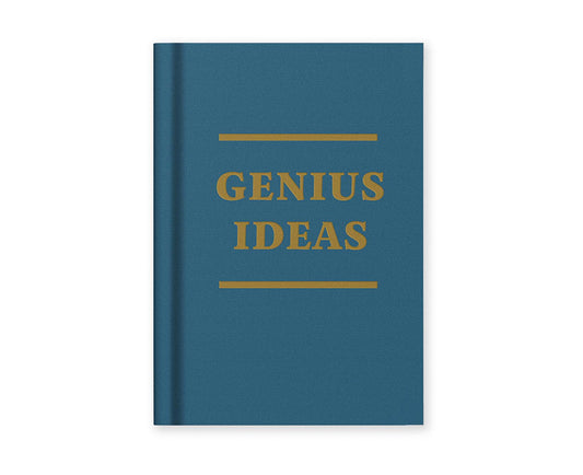 Genius Ideas A7 Fabric Hardback Notebook