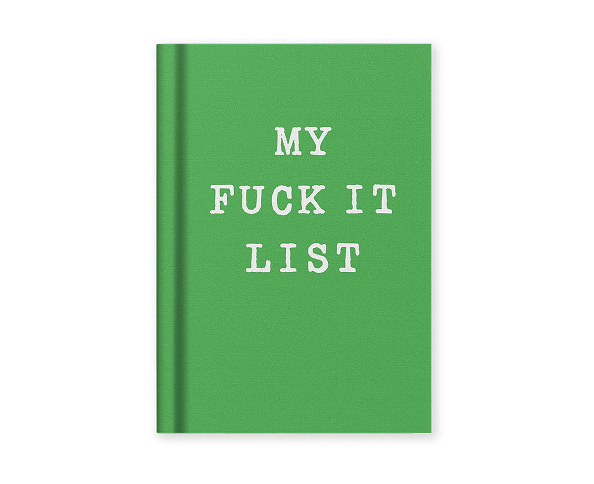 My F*ck It List A7 Fabric Hardback Notebook