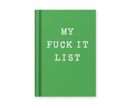 My F*ck It List A7 Fabric Hardback Notebook