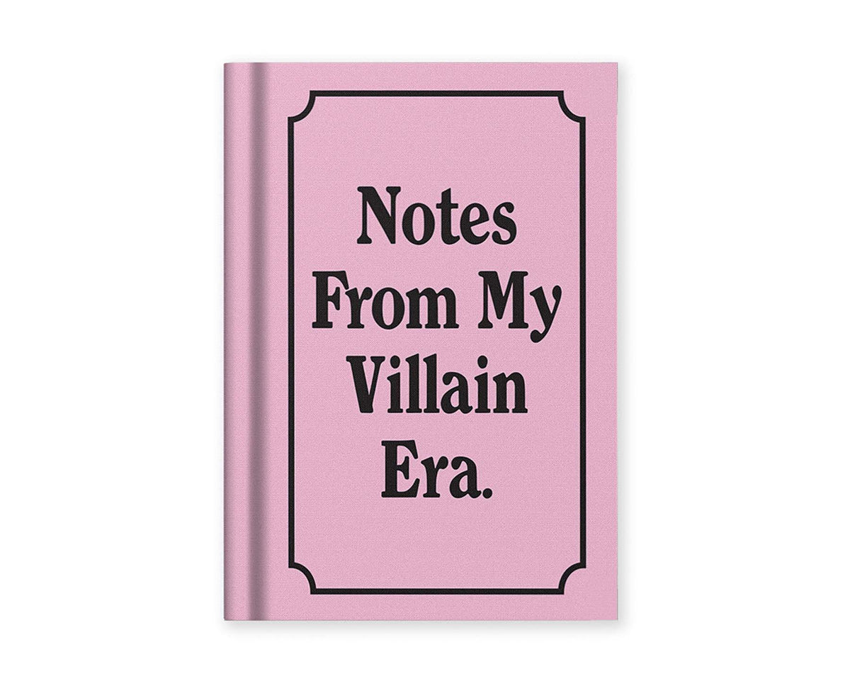 Notes From My Villain Era A7 Fabric Hardback Notebook