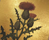 Thistle Gold Foiled Art Card