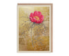 Pink Peony Gold Foiled Art Card