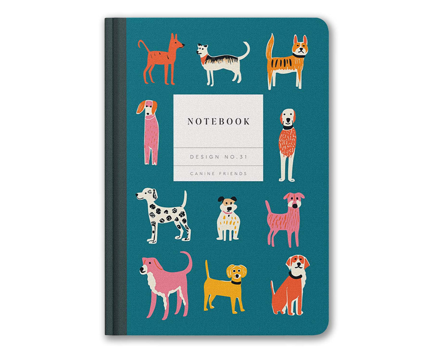 Canine Friends Dog A5 Hardback Lined Notebook