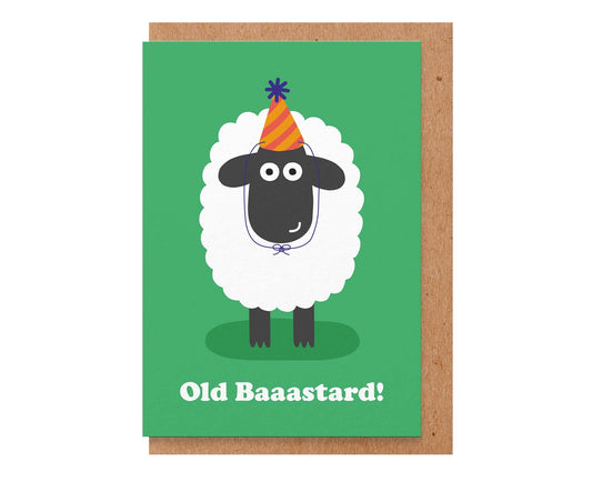 Old BAAstard Sheep Birthday Card