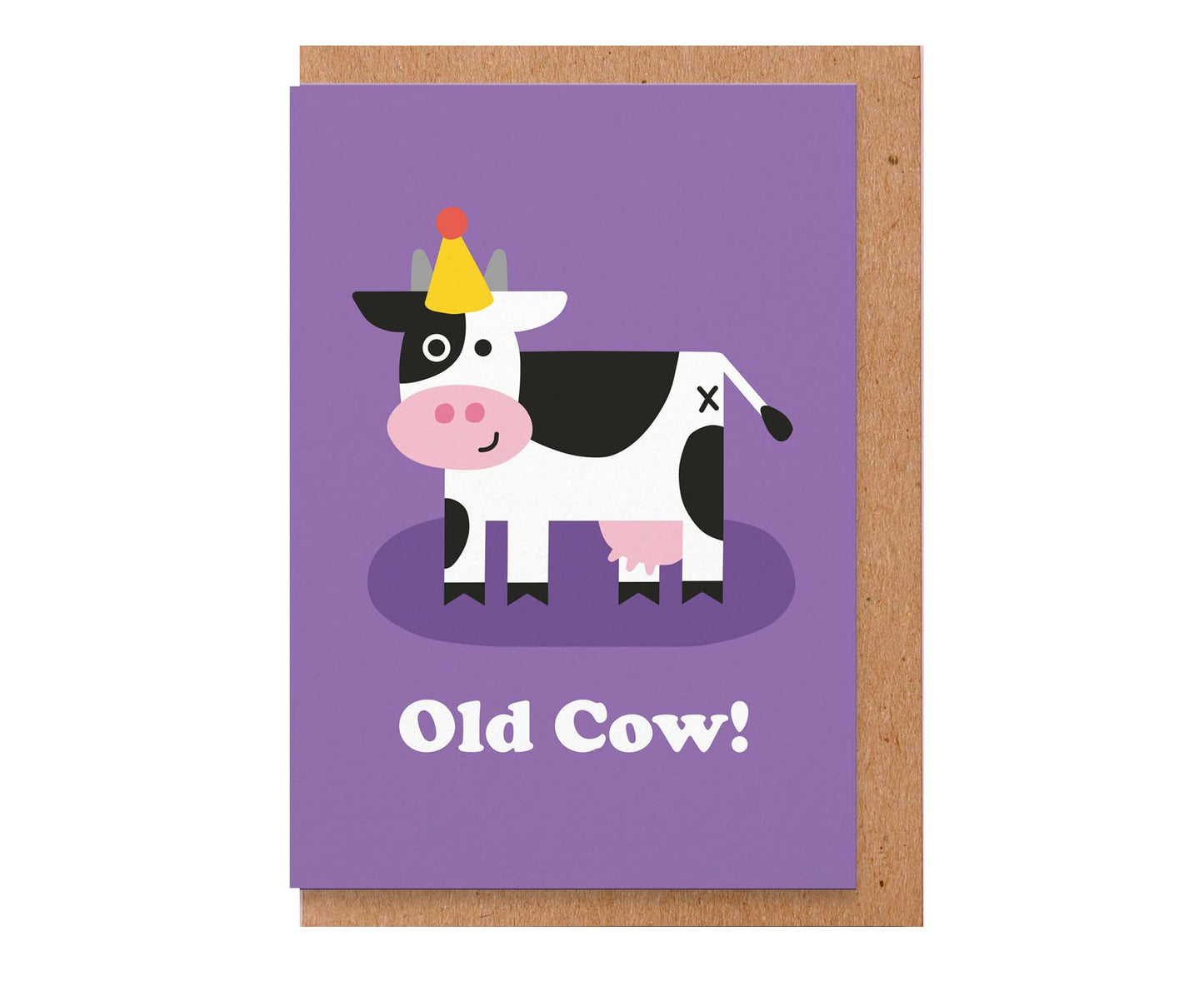 Old Cow Birthday Card