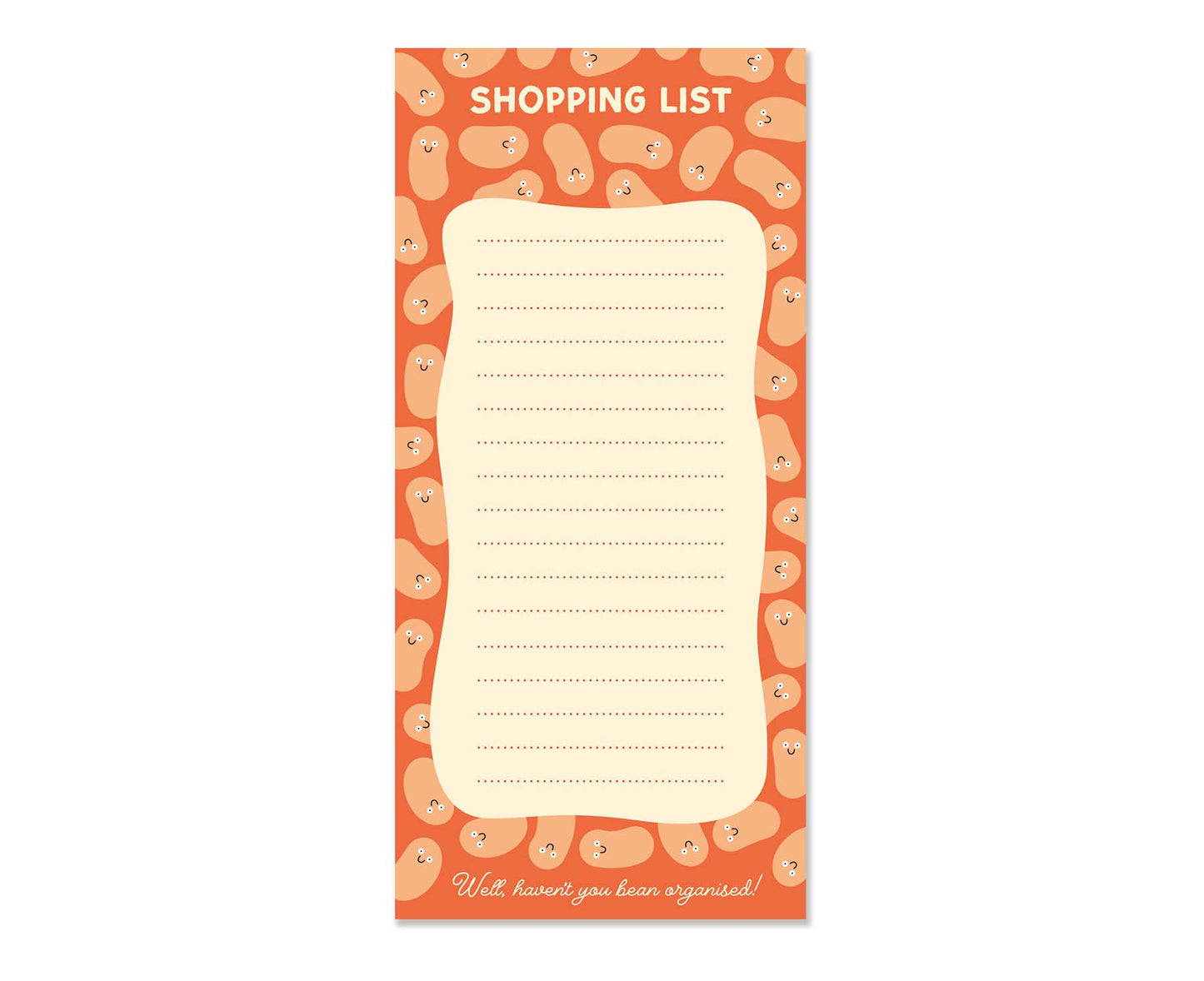Baked Beans Shopping List Pad