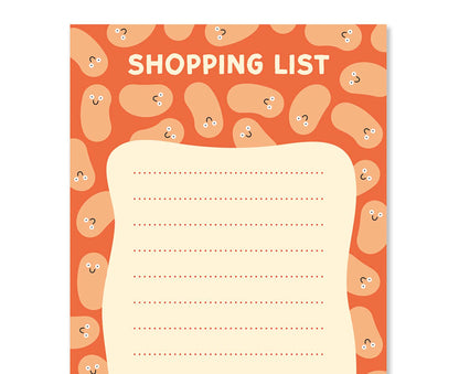 Baked Beans Shopping List Pad