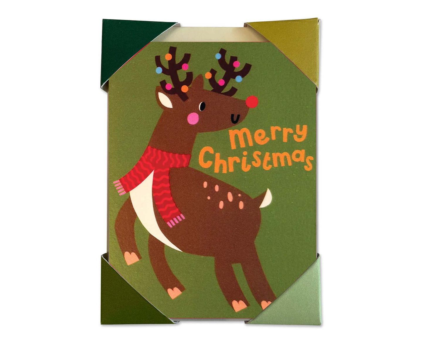 Pack of 6 Reindeer & Elf Mini Kids Christmas cards