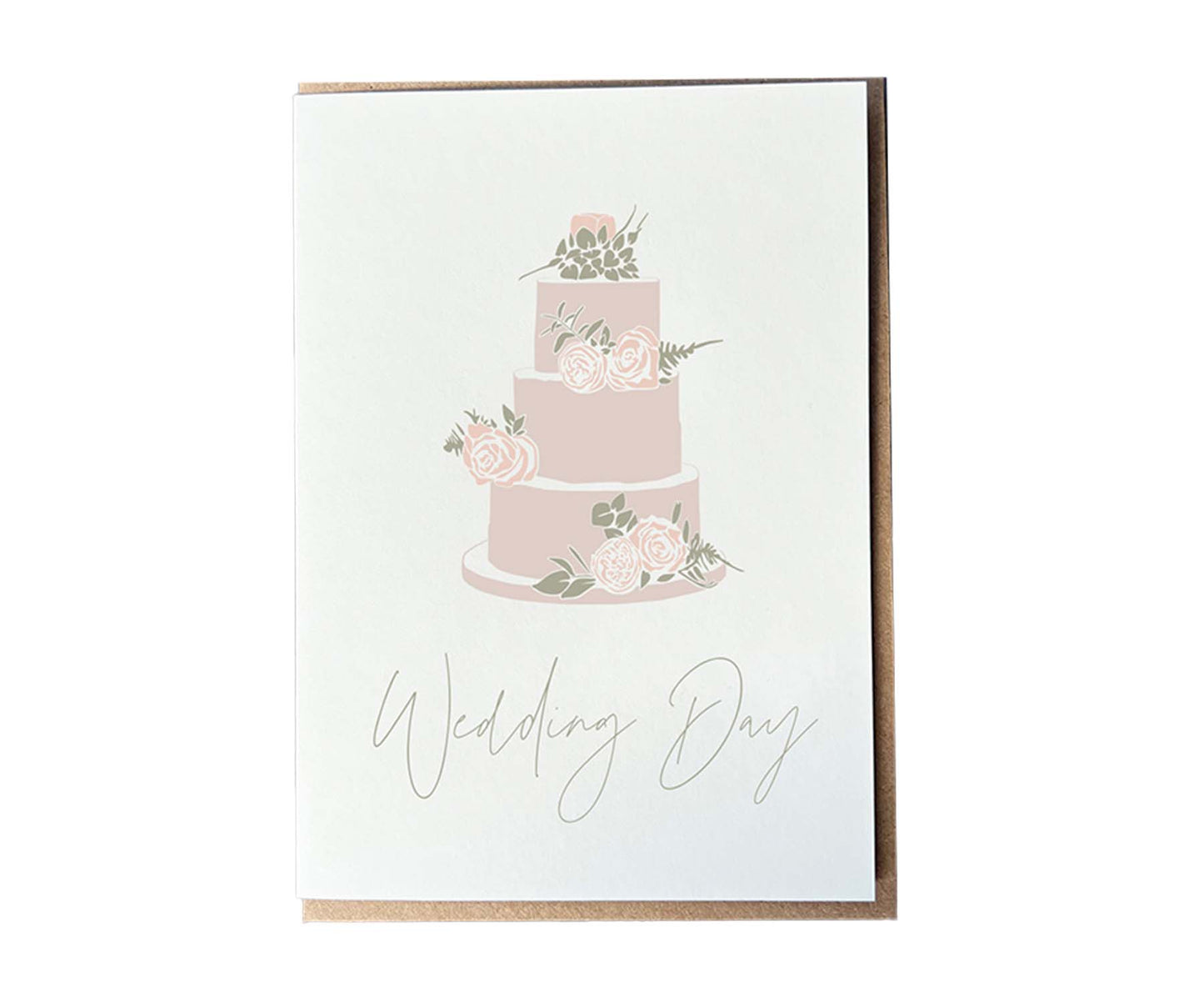 Wedding Cake Letterpress wedding card