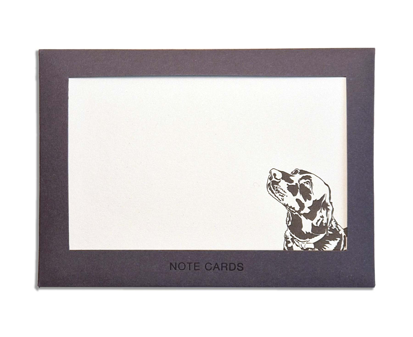 Set of 10 Labrador Letterpress Correspondence Cards