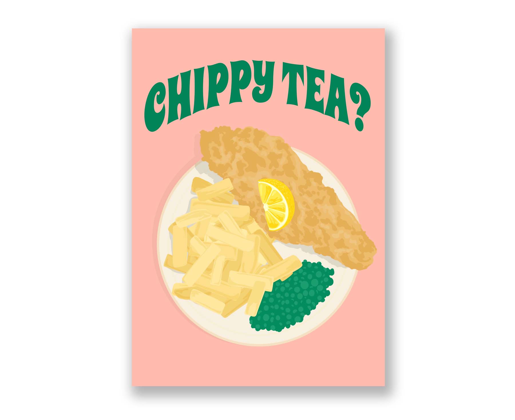 Chippy Tea Print – The Letter Arty