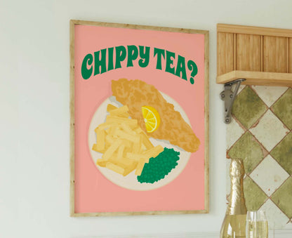 Chippy Tea Print