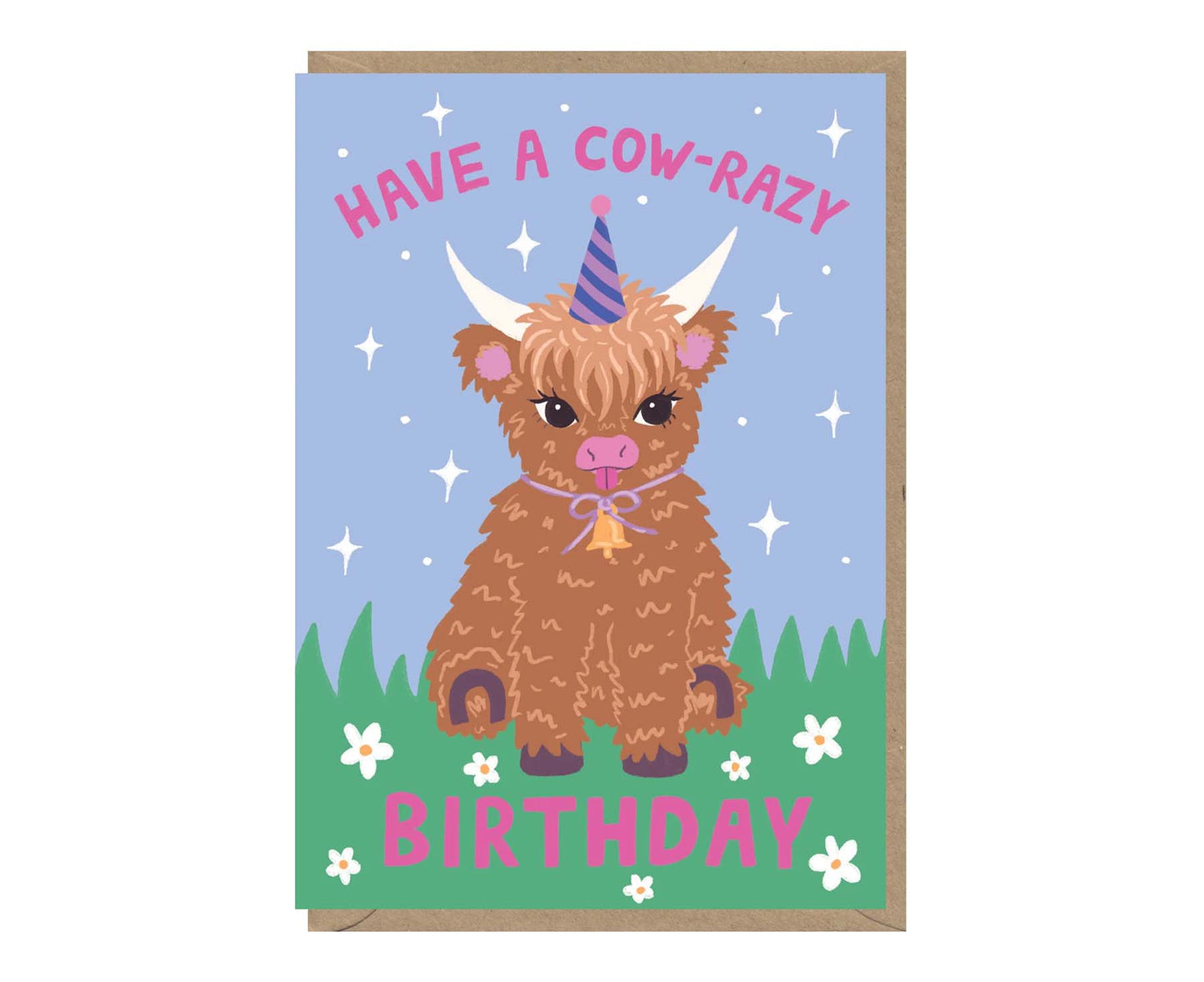 Have a Cow-Razy Birthday Cow Birthday Card