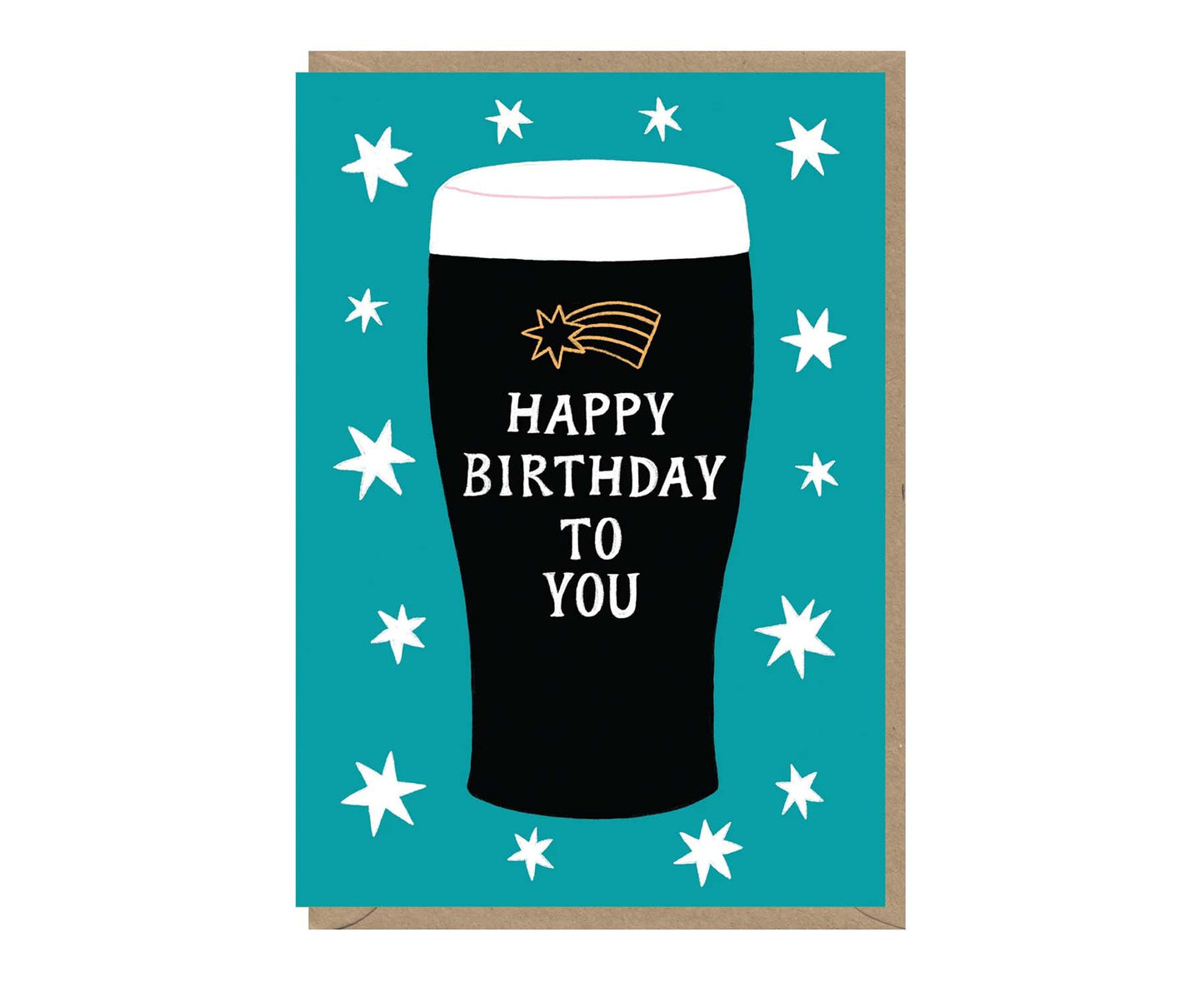 Pint of Stout Birthday Card