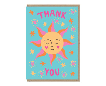 Sunshine Face Thank You Card