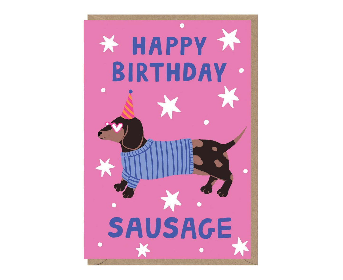Happy Birthday Sausage Dachshund Birthday Card