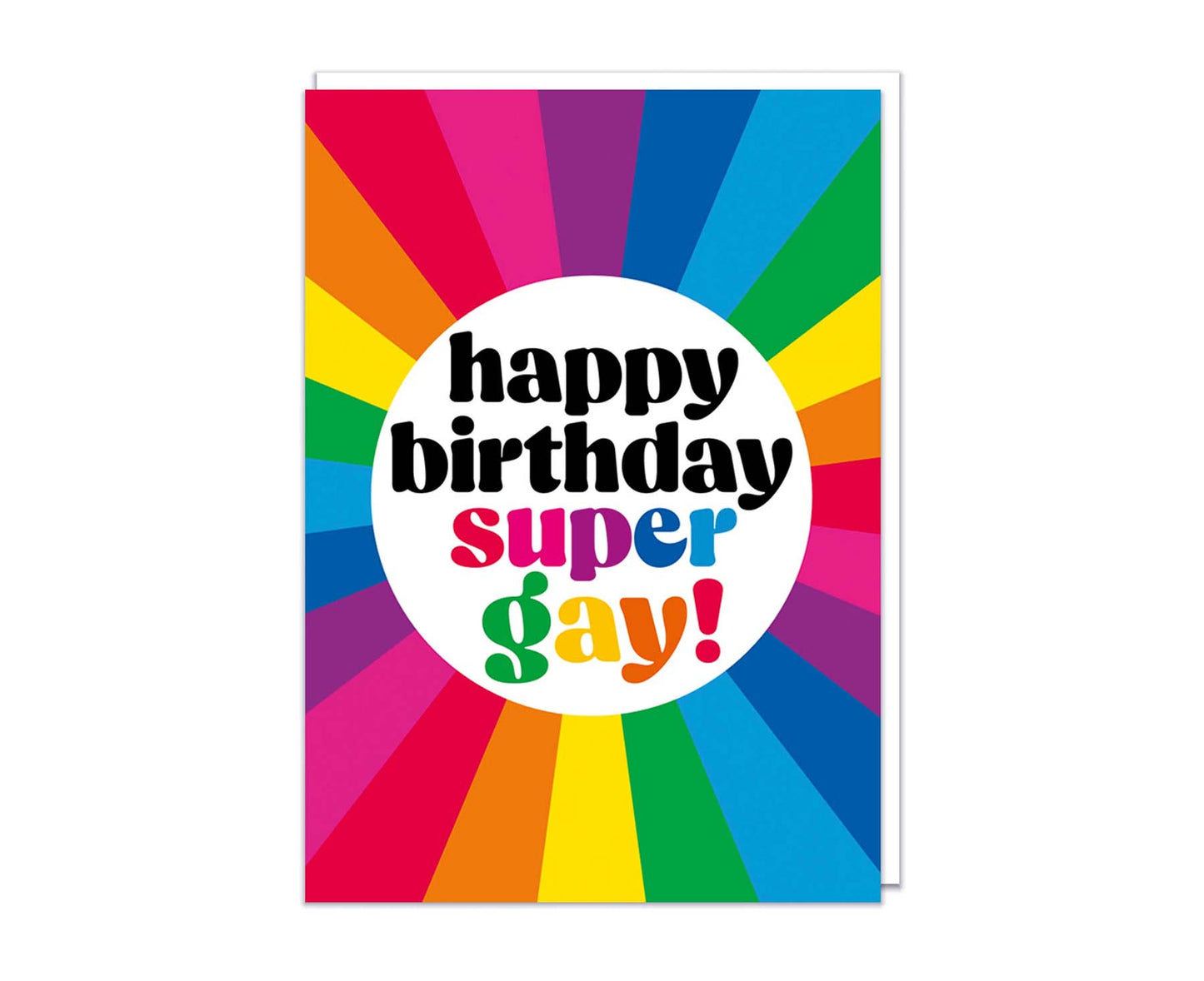 Happy Birthday Super Gay Birthday Card