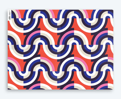 Festival Series 4 Re-Editions Geometric Wrapping Paper