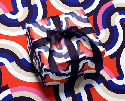 Festival Series 4 Re-Editions Geometric Wrapping Paper
