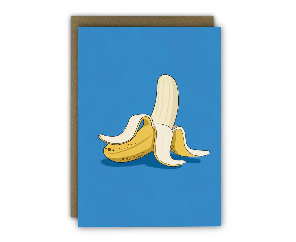 Cheeky Banana Illustrated Card