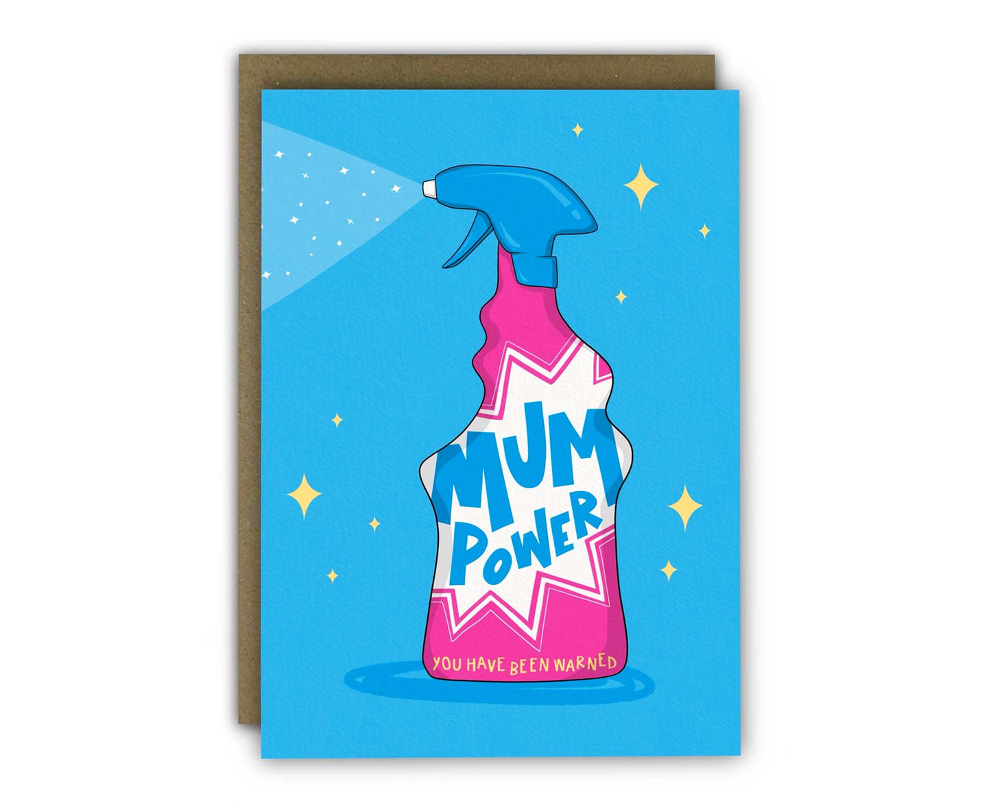 Mum Power Spray Mother's Day Card