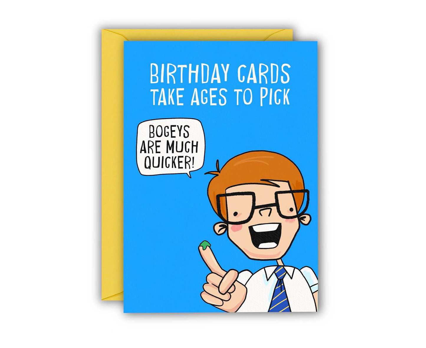 Birthday Bogeys Cheeky Kids Birthday Card
