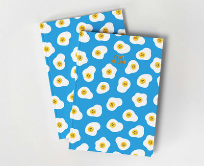 Fried Eggs A5 Lined Notebook