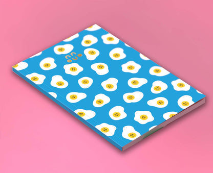 Fried Eggs A5 Lined Notebook