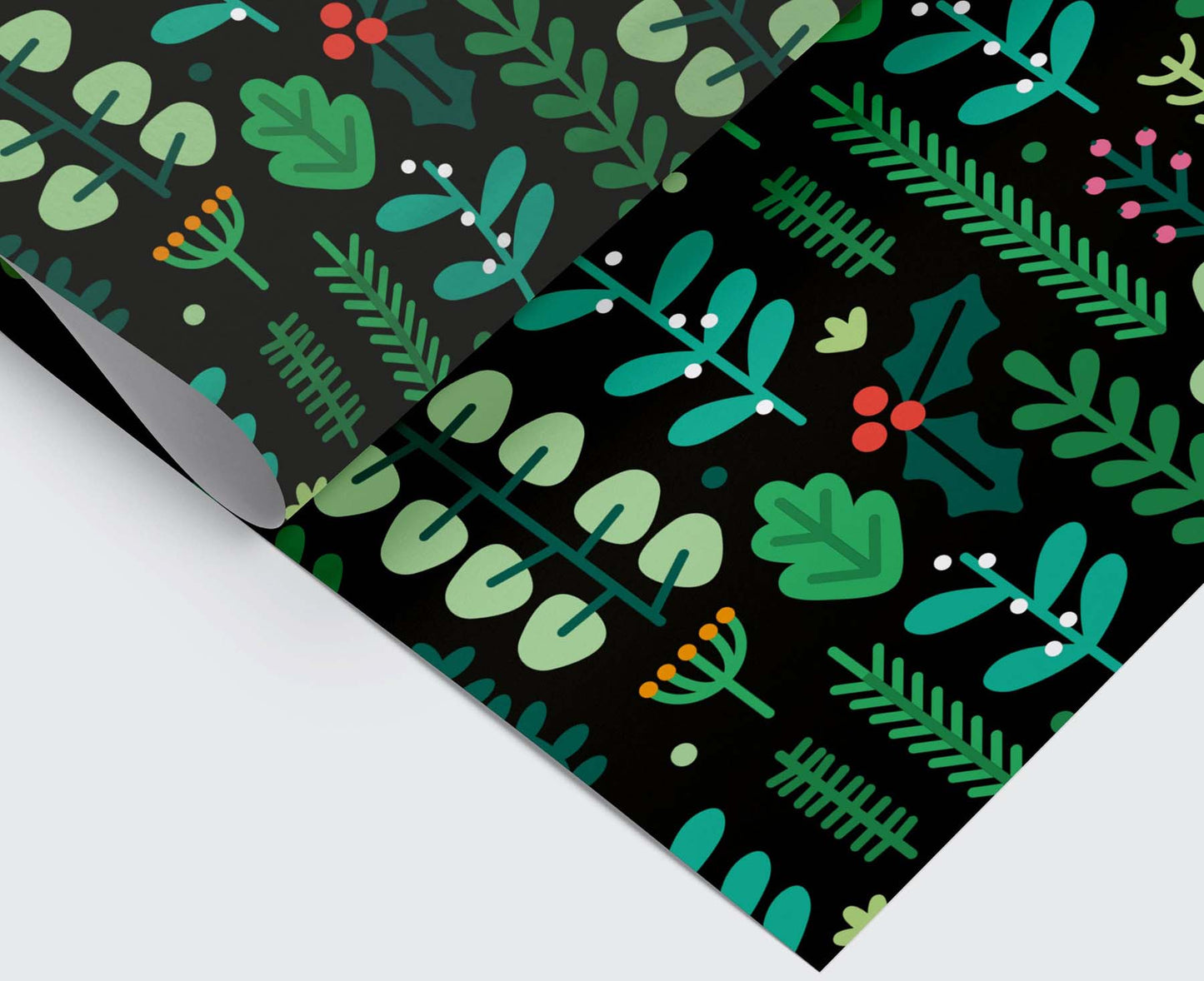 Botanical Christmas Wrapping Paper