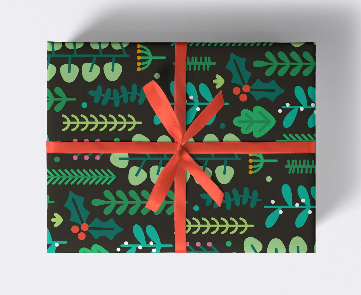 Botanical Christmas Wrapping Paper