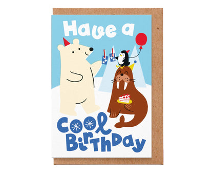 Cool Birthday Arctic Birthday Card